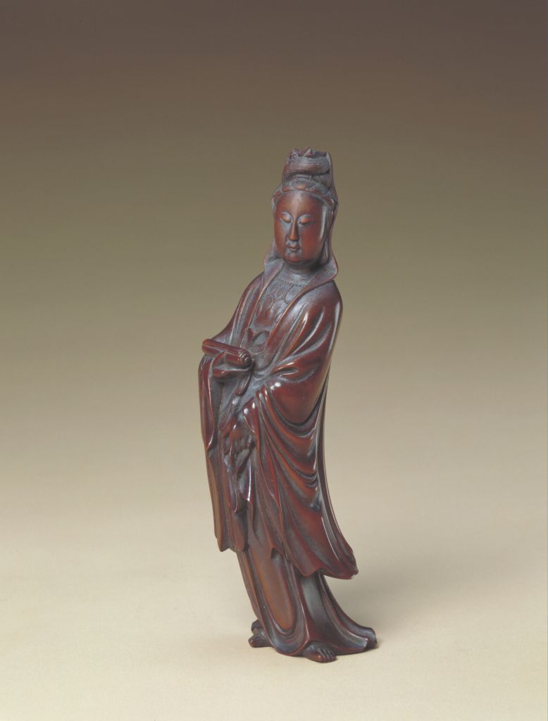 图片[1]-Boxwood Guanyin-China Archive